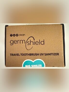 TAO Clean GermShield Travel Toothbrush UV Sanitizer NWT, BOX UNOPENED